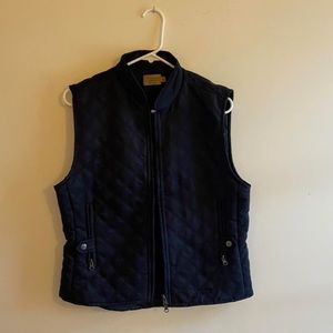 Black Quilted Vest